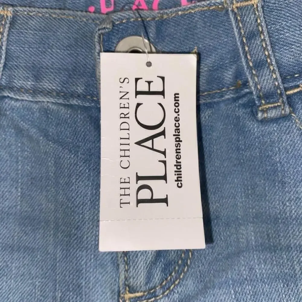 ⭐️ 3/$20 Girls The Children's Place Blue Denim Shorts Size 8 NWT
